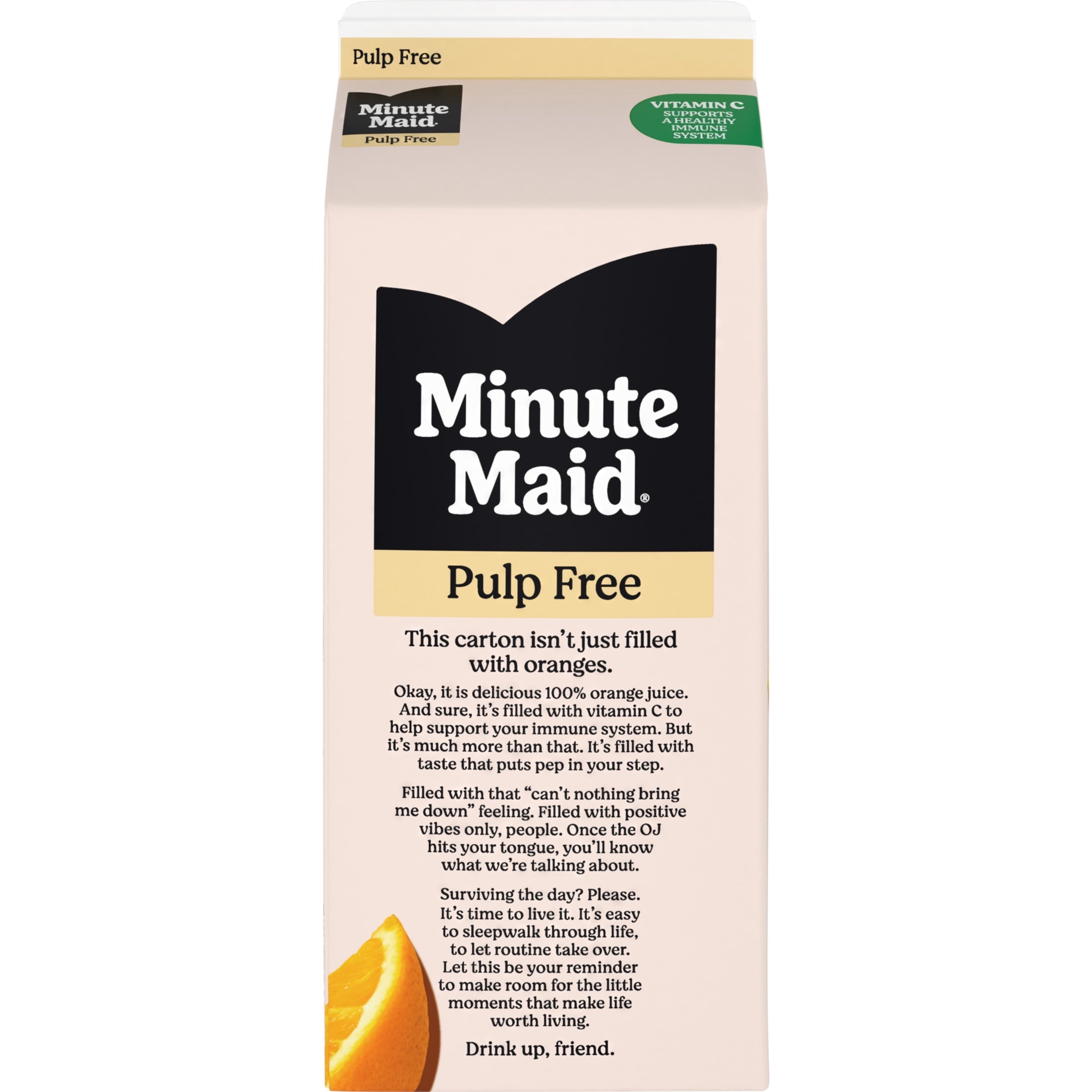 Minute Maid Pulp Free Orange Juice 59 fl oz Carton