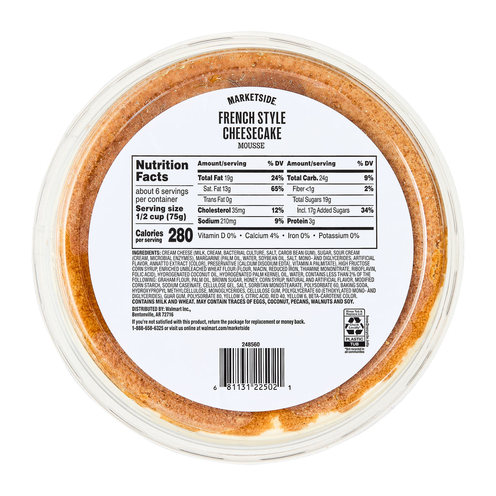 French Style Cheesecake Dessert 16 Oz 1 Count Marketside