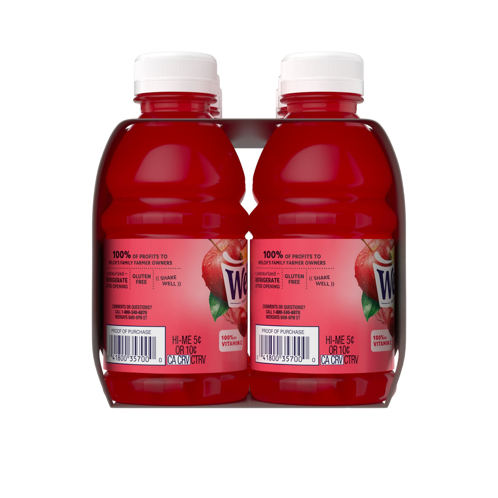 Welch's Fruit Punch Juice Drink 10 fl oz 6 Pack