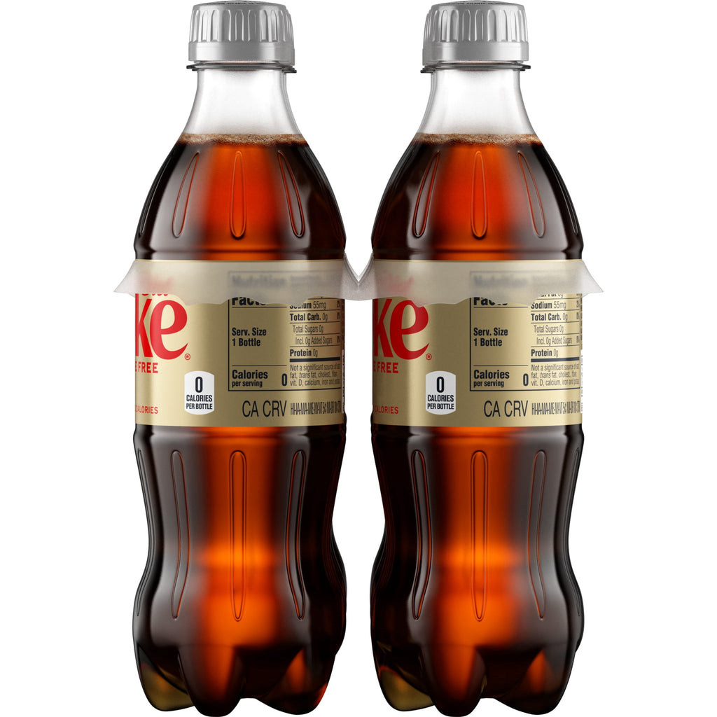 Caffeine-Free Soda Pop Bottles 16.9 Fl Oz 6 Pack Diet Coke