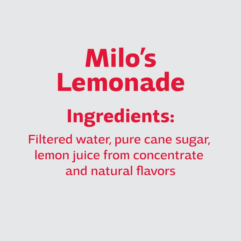 Milo's Lemonade Refrigerated Juice Drink 128 fl oz Gallon