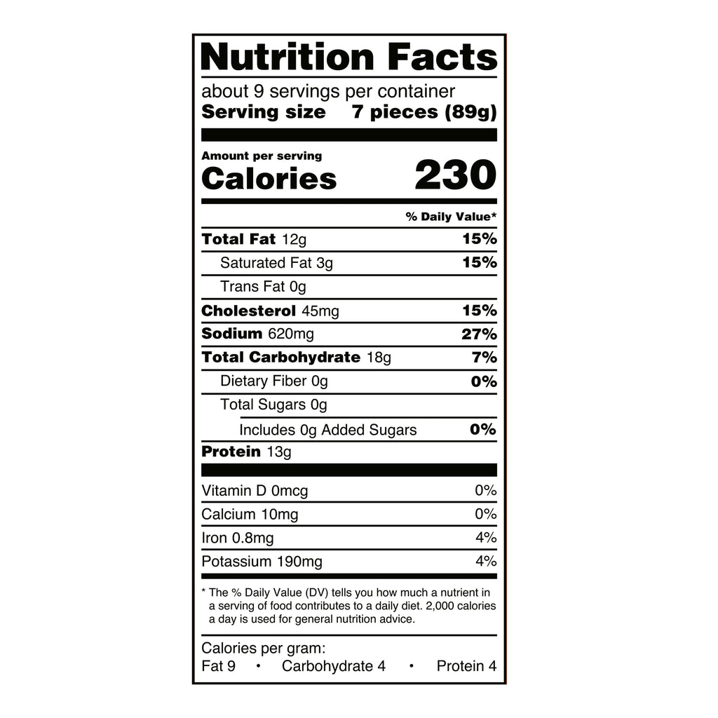 Great Value Homestyle Chicken Fries 27.5 Oz Frozen