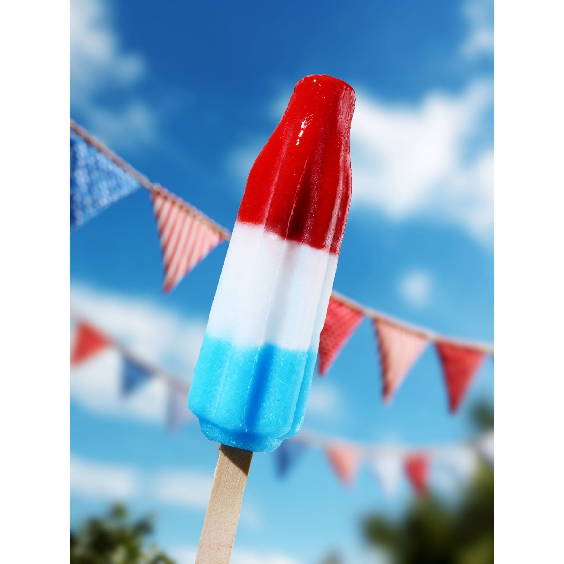 Bomb Pop Original Freeze Ice Pops Cherry Lime & Blue Raspberry 12 Count 21 Fl Oz