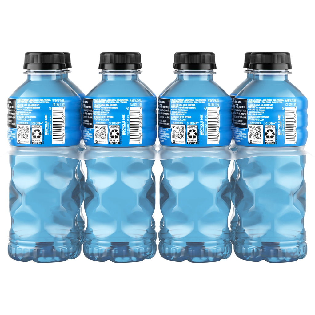 Powerade Mountain Berry Blast Electrolyte Sports Drink 20 fl oz 8 Count