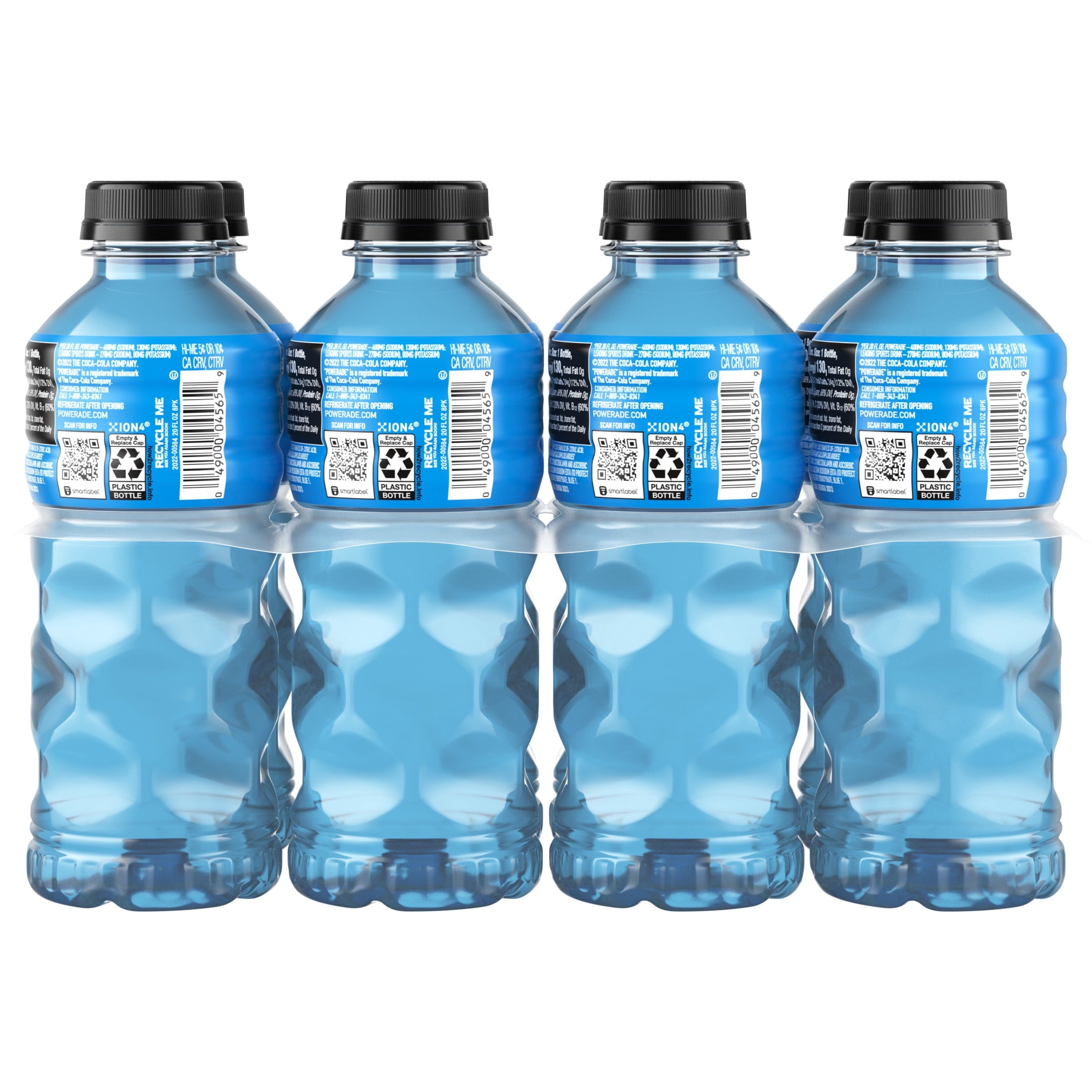 Powerade Mountain Berry Blast Electrolyte Sports Drink 20 fl oz 8 Count