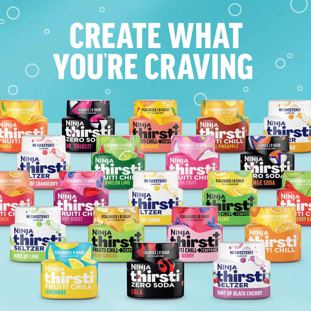 Ninja Thirsti Zero Soda Cola Flavored Liquid Water Drops 1 Pod WCFCOLA1