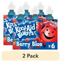 Kool-Aid Bursts Berry Blue Soft Drink 6.75 fl oz 6 Bottles 2 Pack