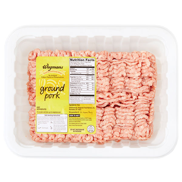 Wegmans Fresh Ground Pork 1 lb