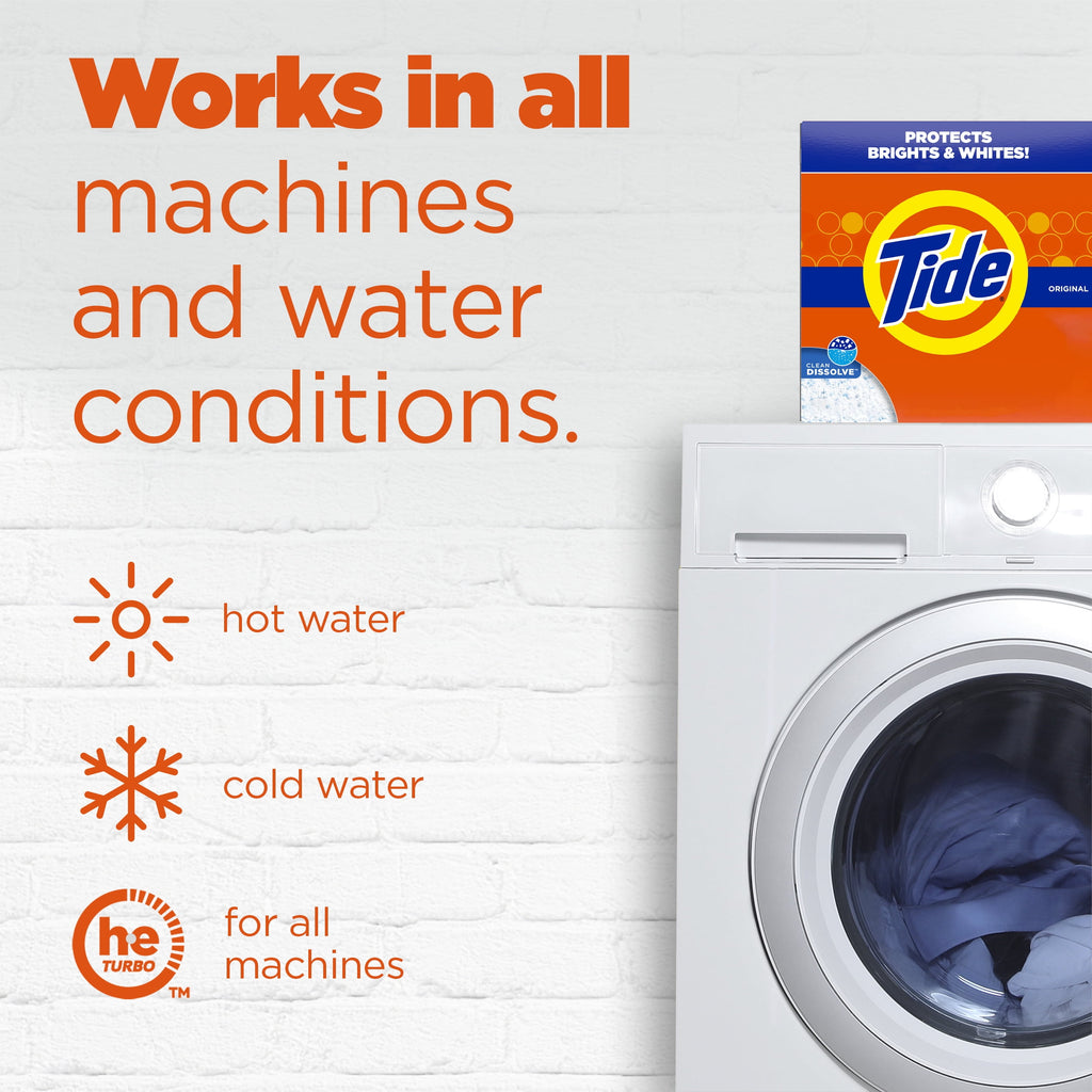 Tide Powder Laundry Detergent Original Scent 50 oz 44 Loads