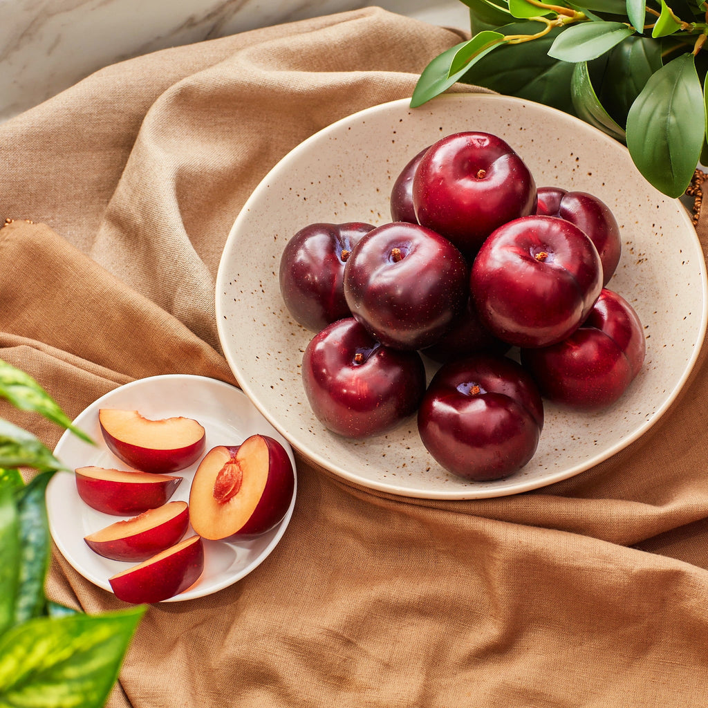 Fresh Organic Plums 2 Lb Bag