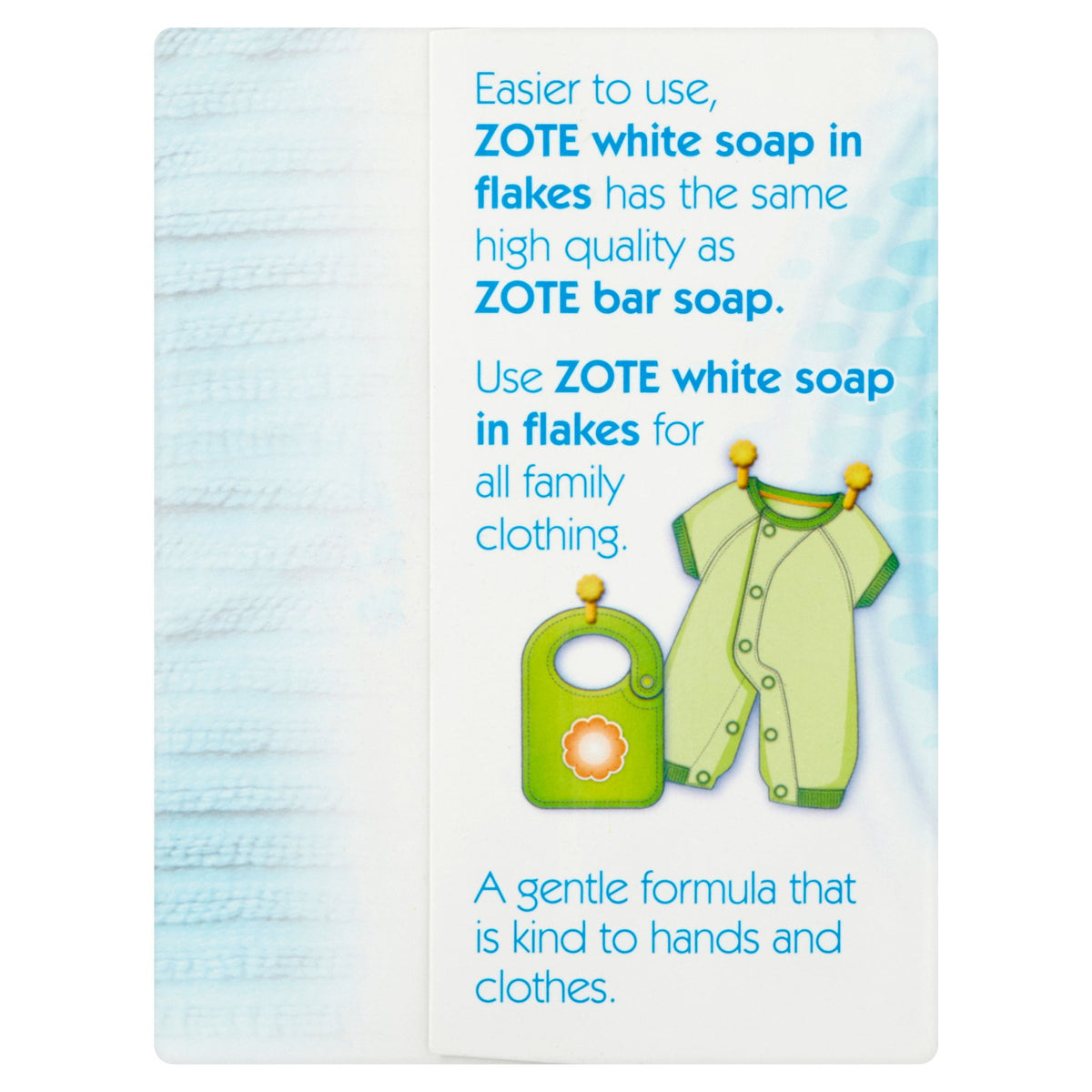 Zote Blanco Laundry Flakes Gentle Cleanser Sodium Tallowate 17.6 oz