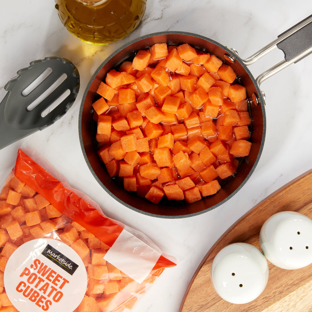 Fresh Sweet Potato Cubes 16 Oz Bag