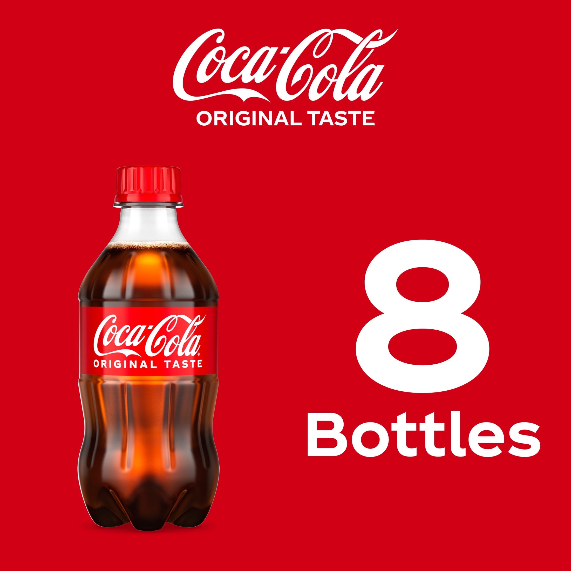 Soda Pop Bottles 12 Fl Oz 8 Pack Coca-Cola