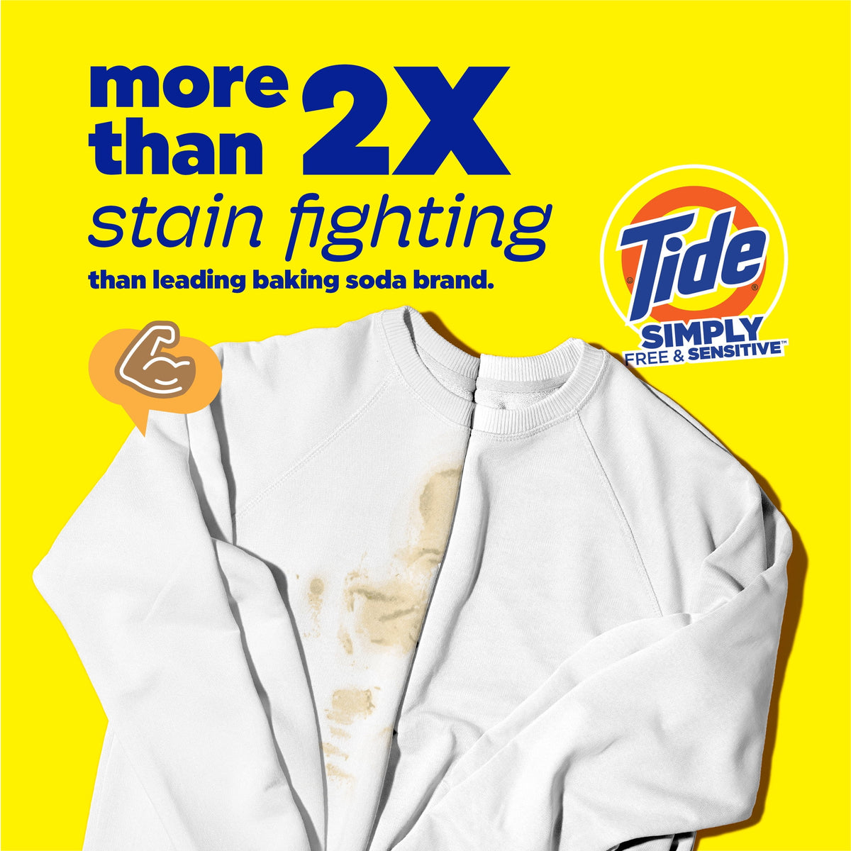 Tide Simply Liquid Laundry Detergent Free & Sensitive Unscented 107 fl oz 85 Loads
