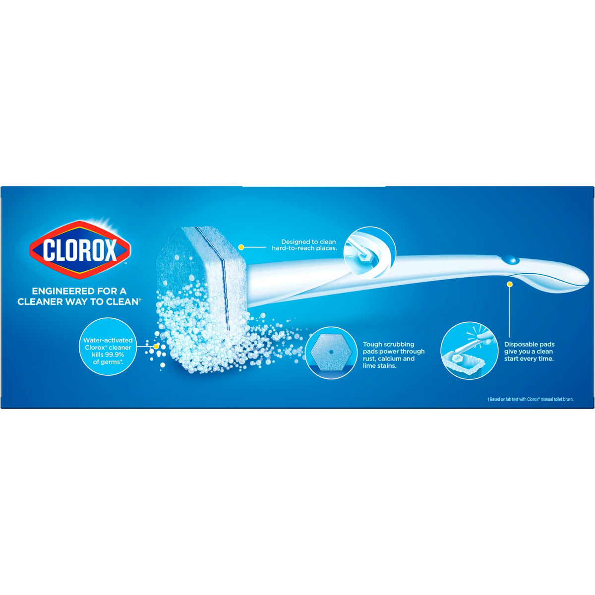 Clorox ToiletWand Disinfecting Refills Scrubbing Pads Fresh Scent 10 Count