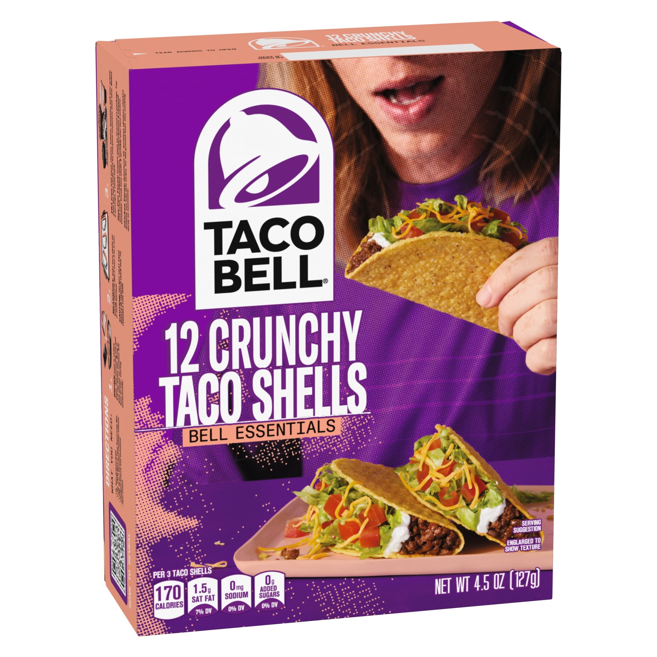 Crunchy Taco Shells 4.5 Oz 12 Count Taco Bell
