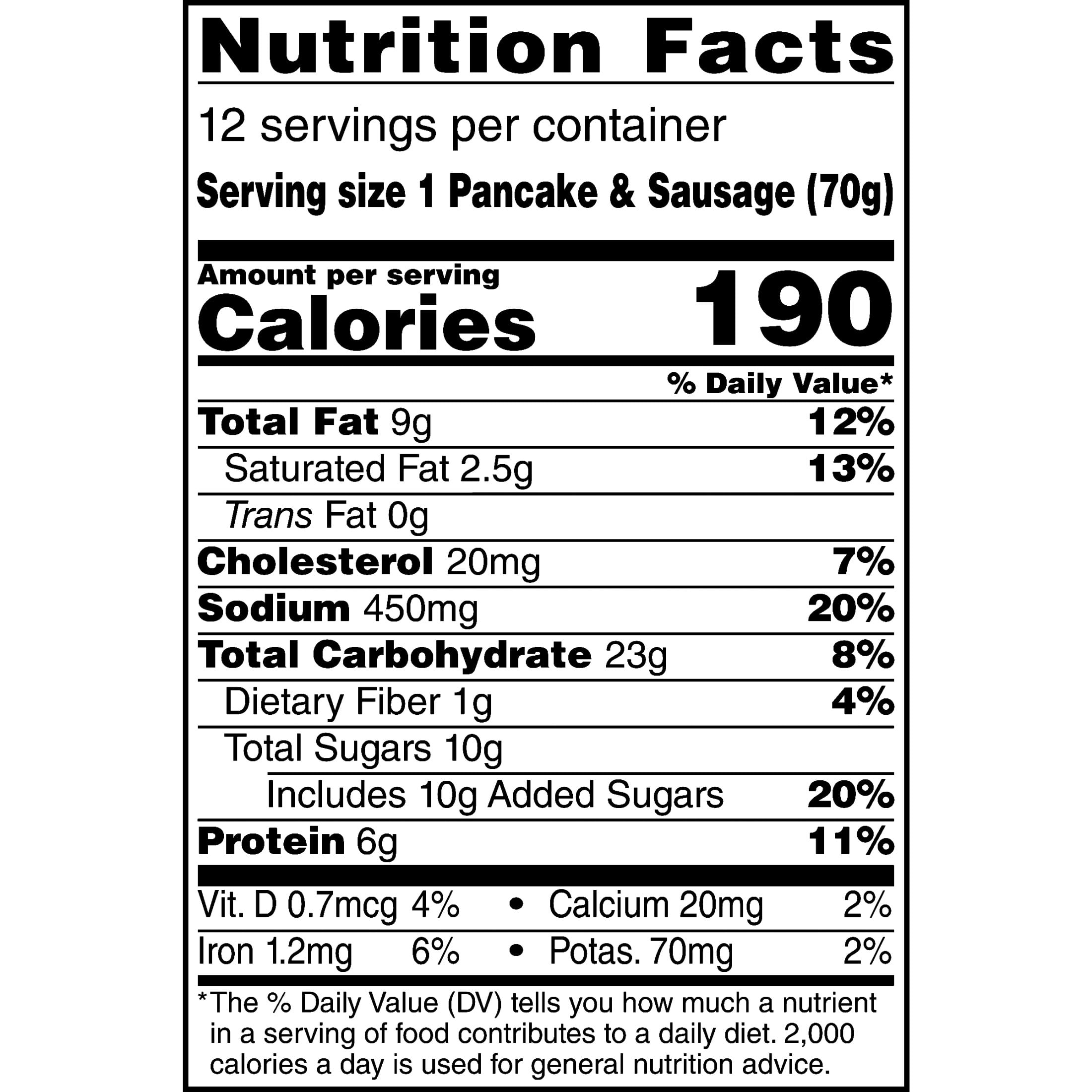Jimmy Dean Blueberry Pancakes & Sausage On A Stick Frozen 30 Oz 12 Count