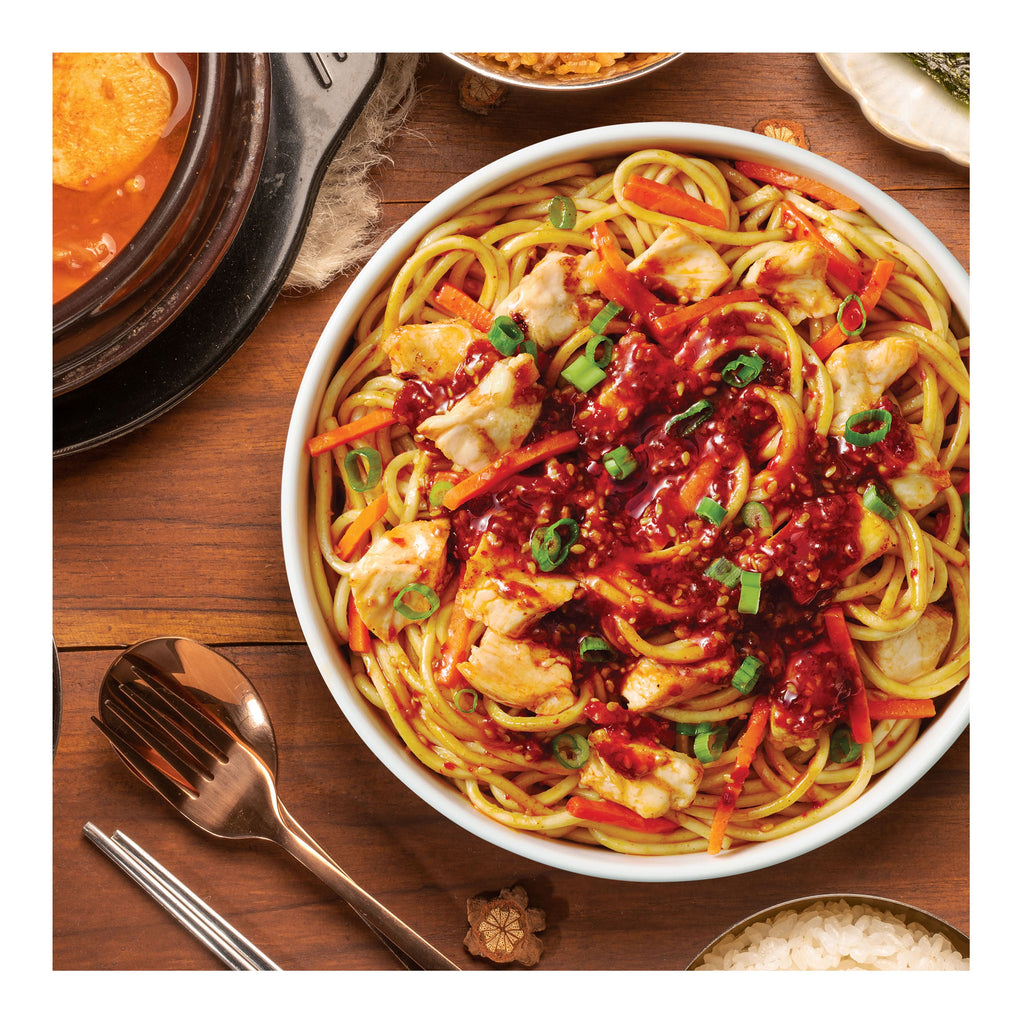 Esther Choi Chili Crisp Noodles with Chicken Frozen 9.25 Oz