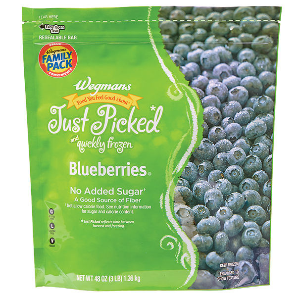 Wegmans Frozen Wild Blueberry Blend 48 Oz Family Pack