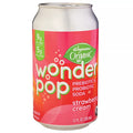 Wegmans Organic Wonder Pop Prebiotic & Probiotic Strawberry Cream Soda 12 fl. oz.