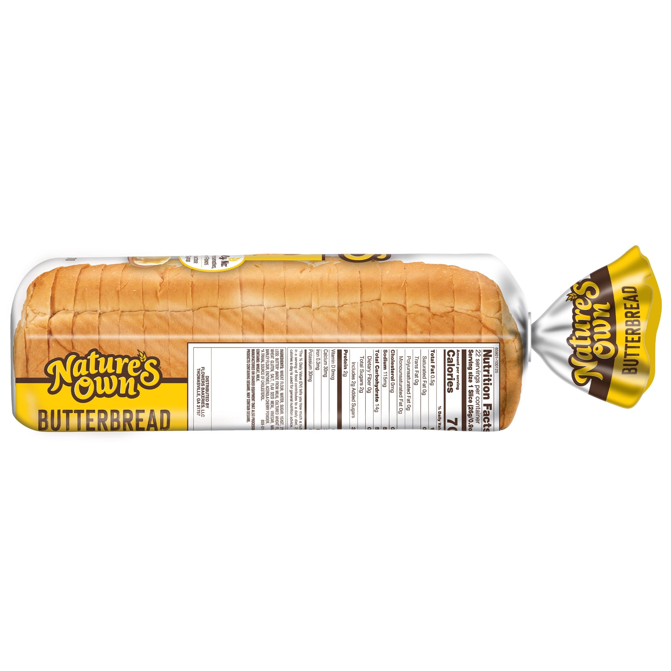 Butterbread Sandwich Bread 20 Oz 22 Count