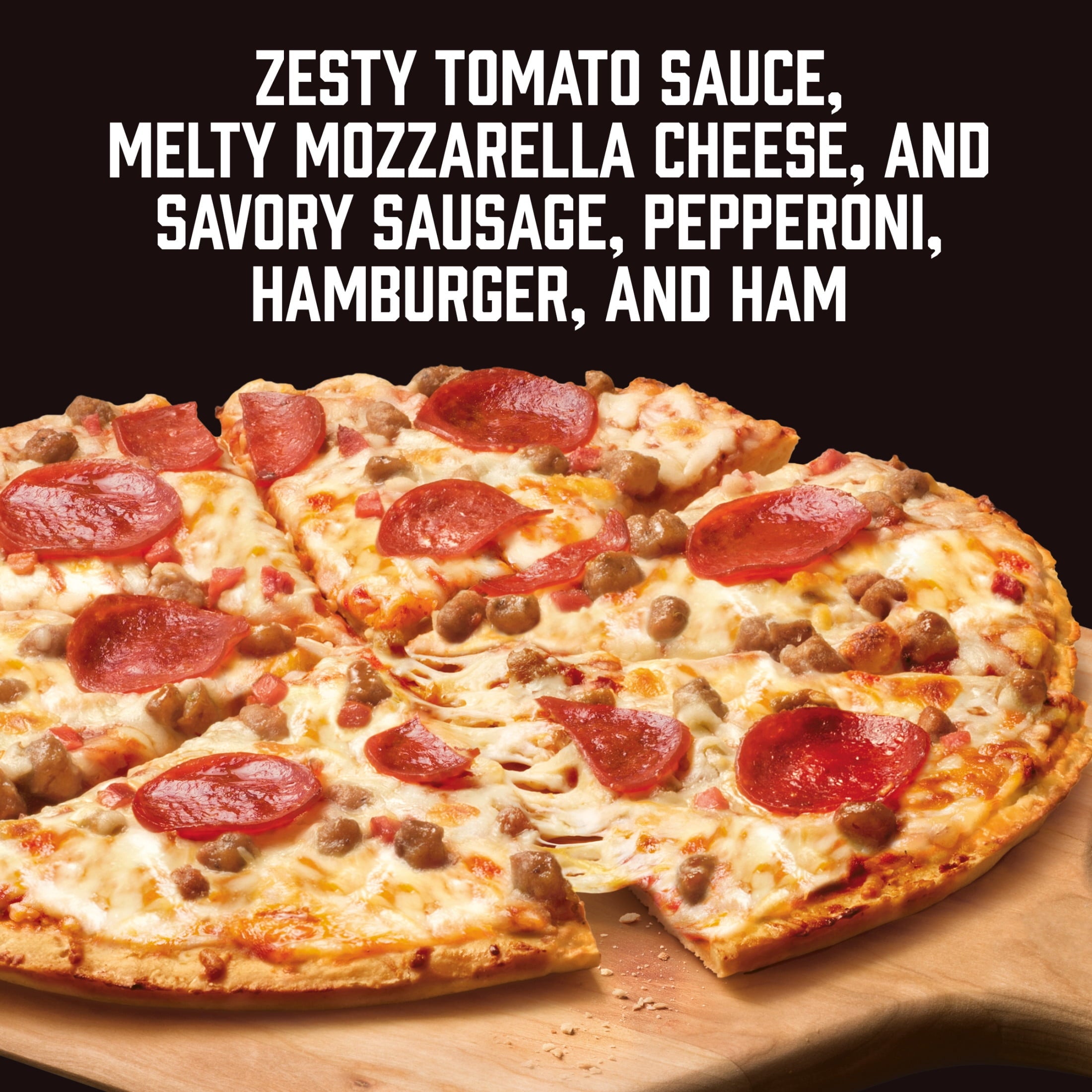 Red Baron Four Meat Classic Crust Frozen Pizza 21.95 Oz