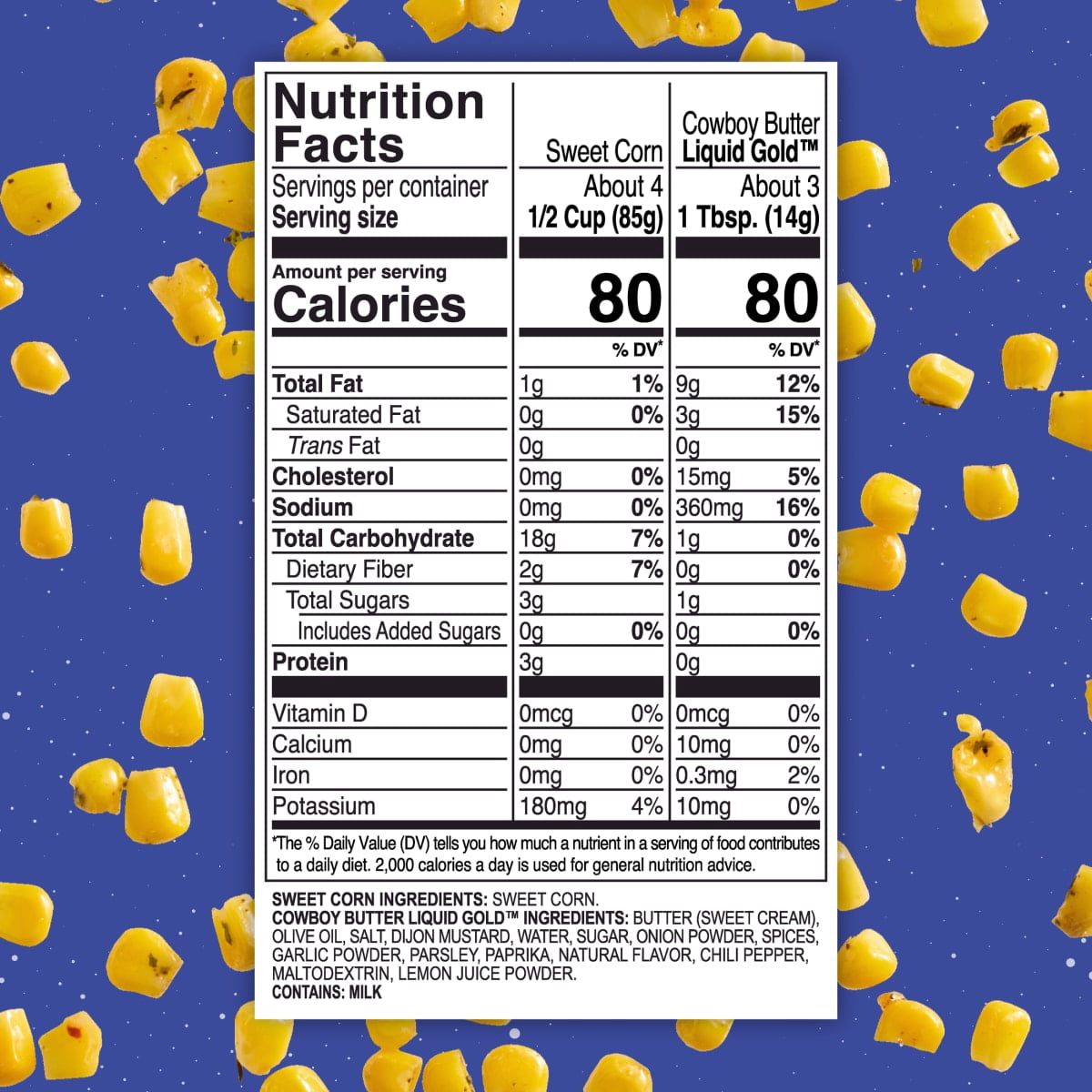 Kinder's Cowboy Butter Sweet Corn Frozen 13.5 Oz
