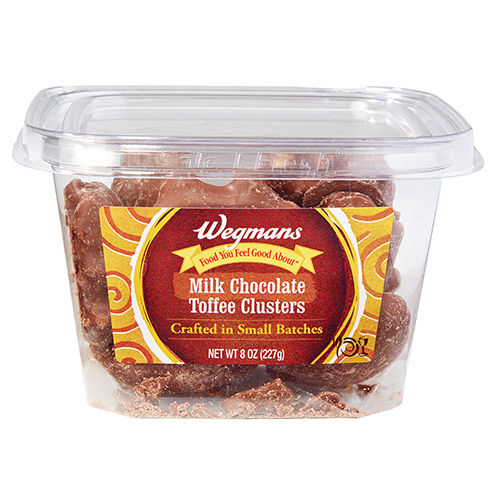 Wegmans Milk Chocolate Toffee Clusters 8 Oz