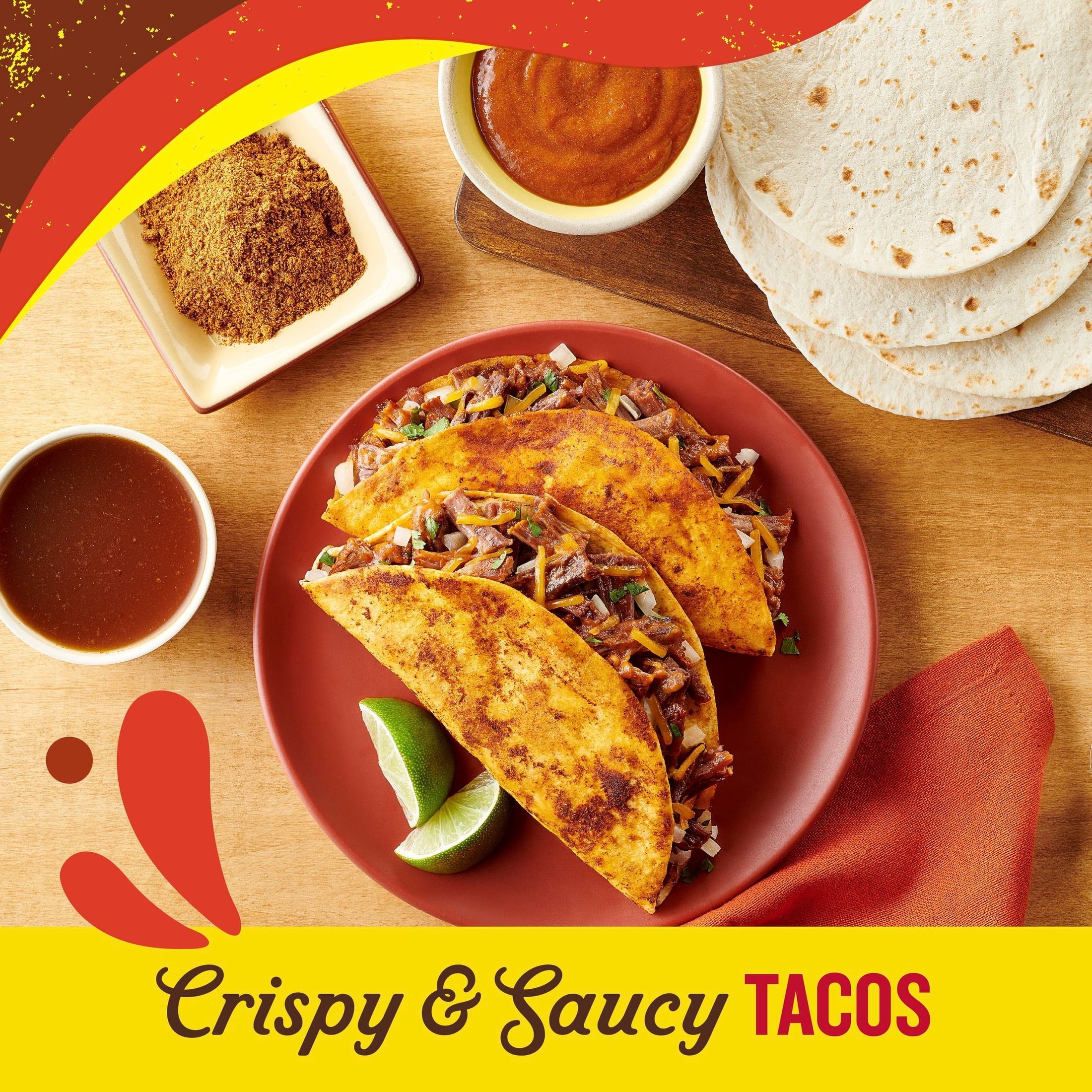 Birria Taco Kit Seasoning Sauce Soft Tortillas 12.1 Oz Old El Paso