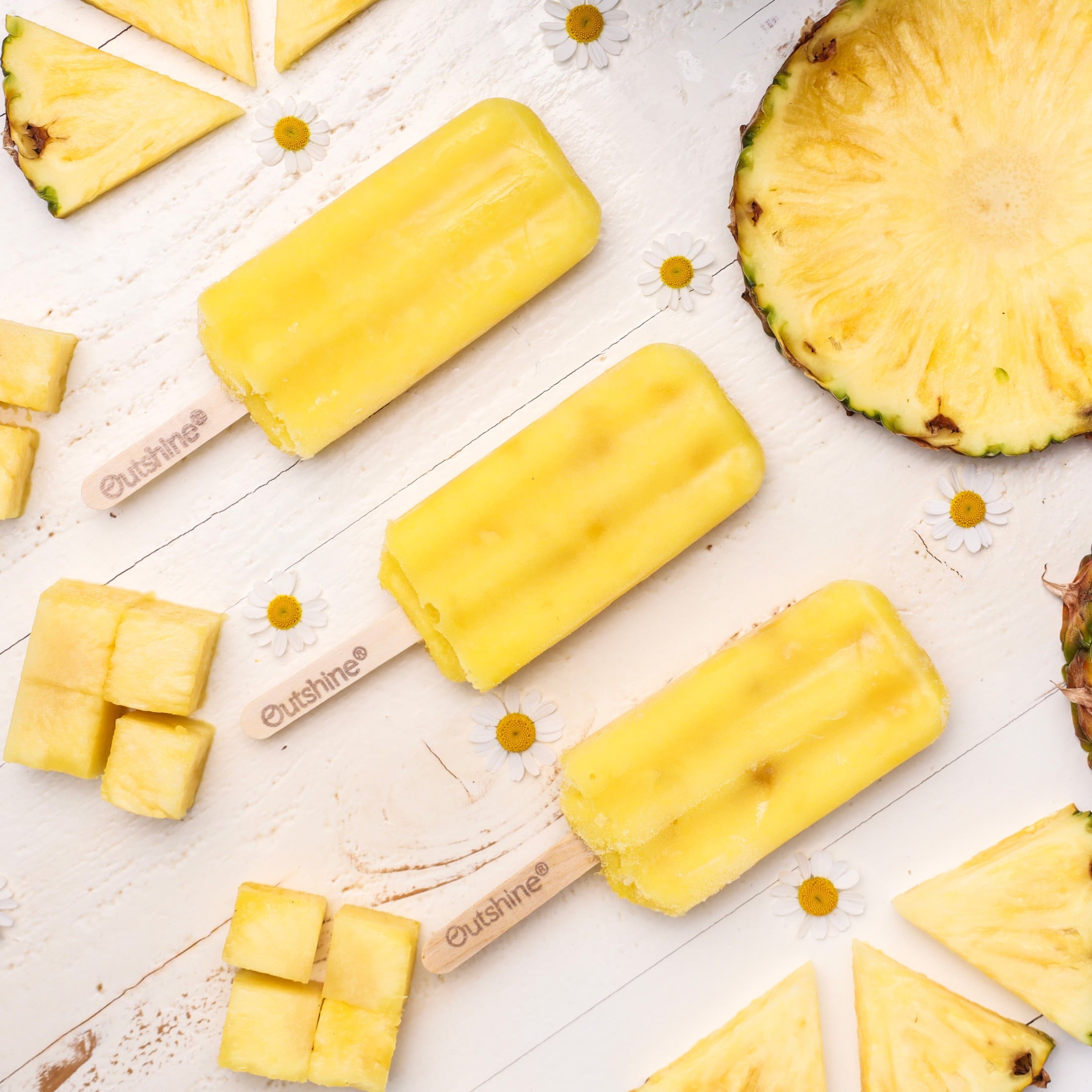 Outshine Pineapple Frozen Fruit Bars 6 Count 15 Fl Oz