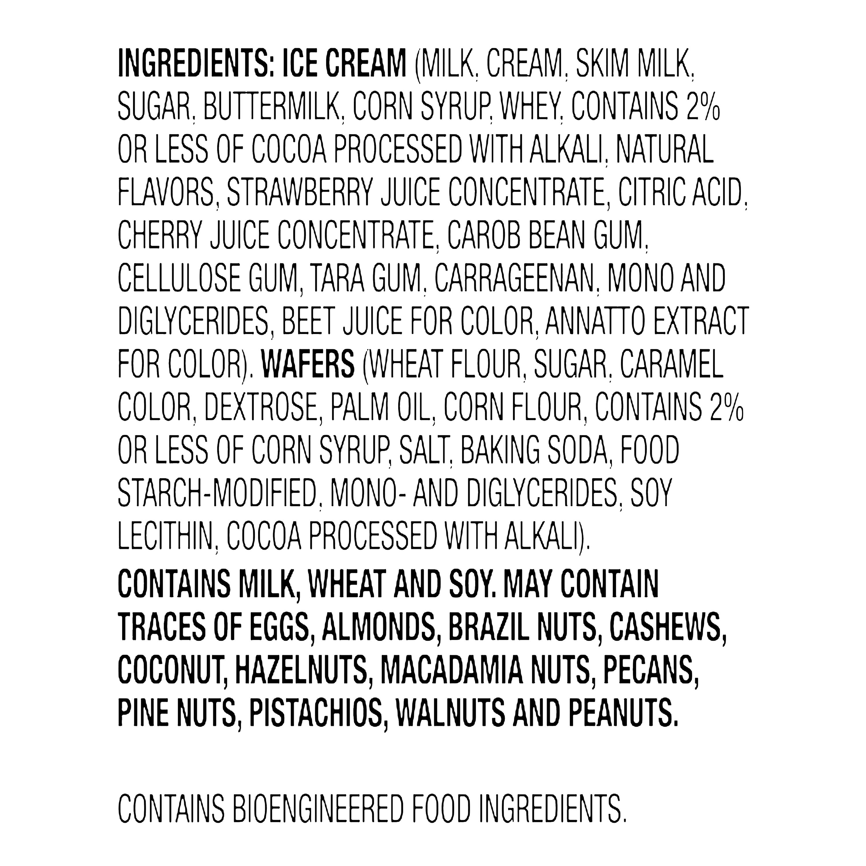 Great Value Neapolitan Ice Cream Sandwiches 12 Count 42 Fl Oz