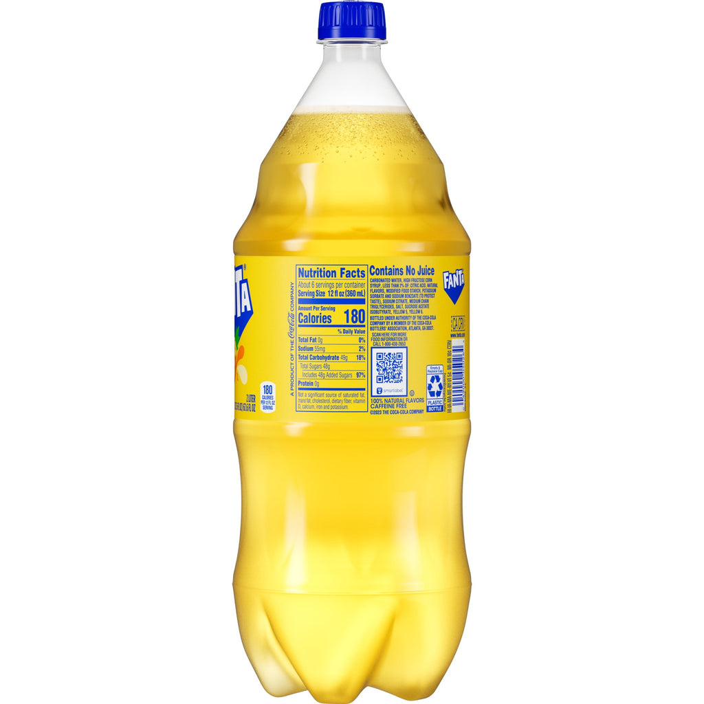 Fanta Pineapple Soda Pop Bottle 2 L