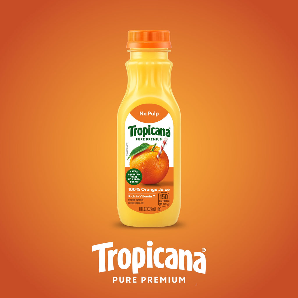 Tropicana Pure Premium 100% Orange Juice Original No Pulp 11 fl oz