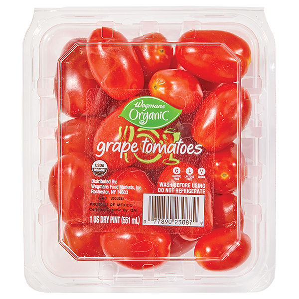 Wegmans Organic Grape Tomatoes 1 Pint