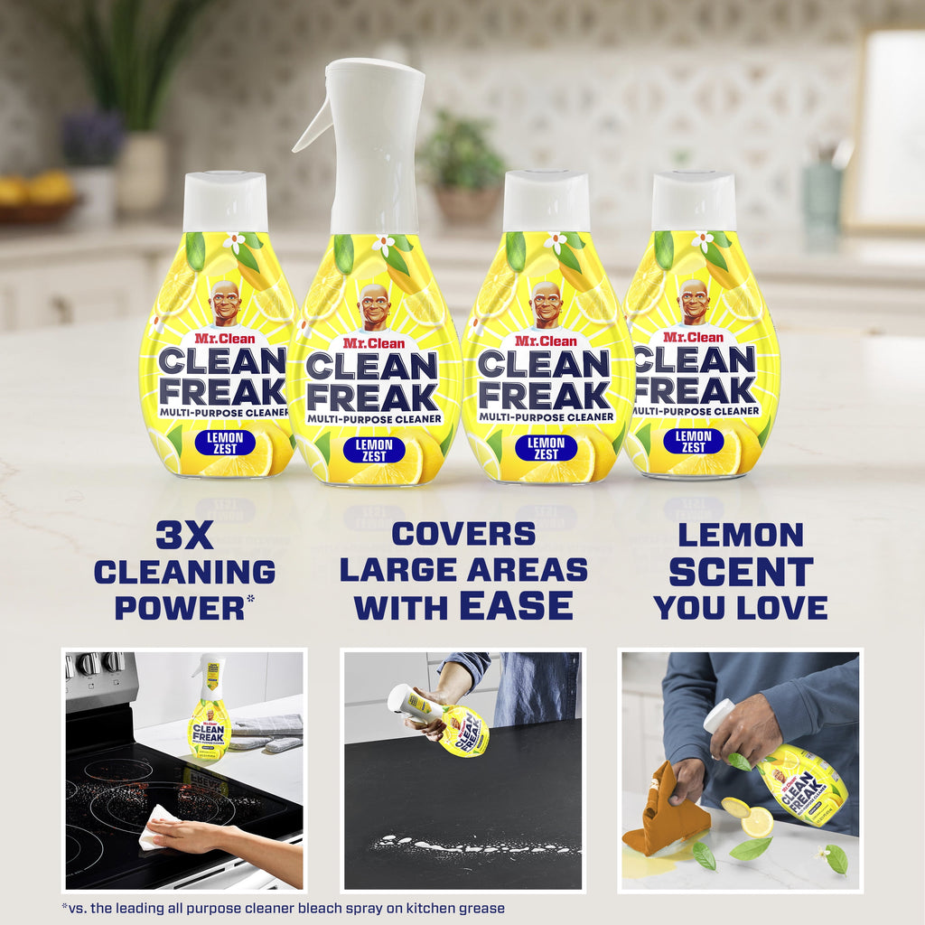 Mr. Clean Clean Freak Antibacterial All Purpose Cleaner Summer Citrus 16 fl oz Spray