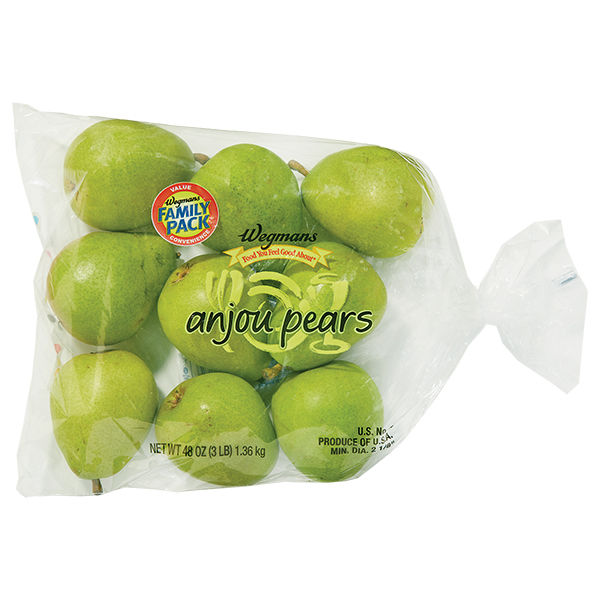 Wegmans Anjou Pears Bagged Family Pack 3 Lb