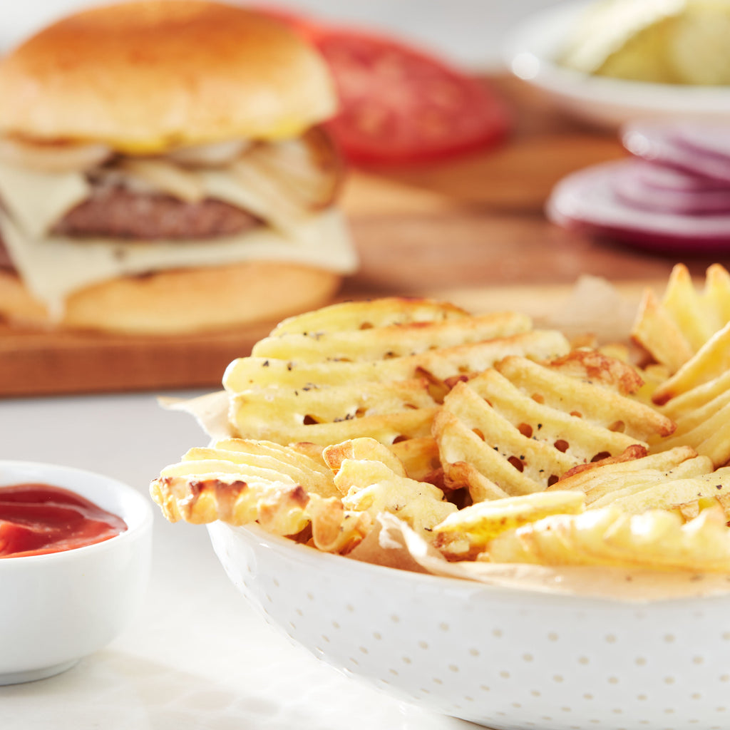 Great Value Waffle Cut French Fried Potatoes 24 Oz Frozen