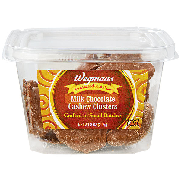Wegmans Milk Chocolate Cashew Clusters 8 Oz