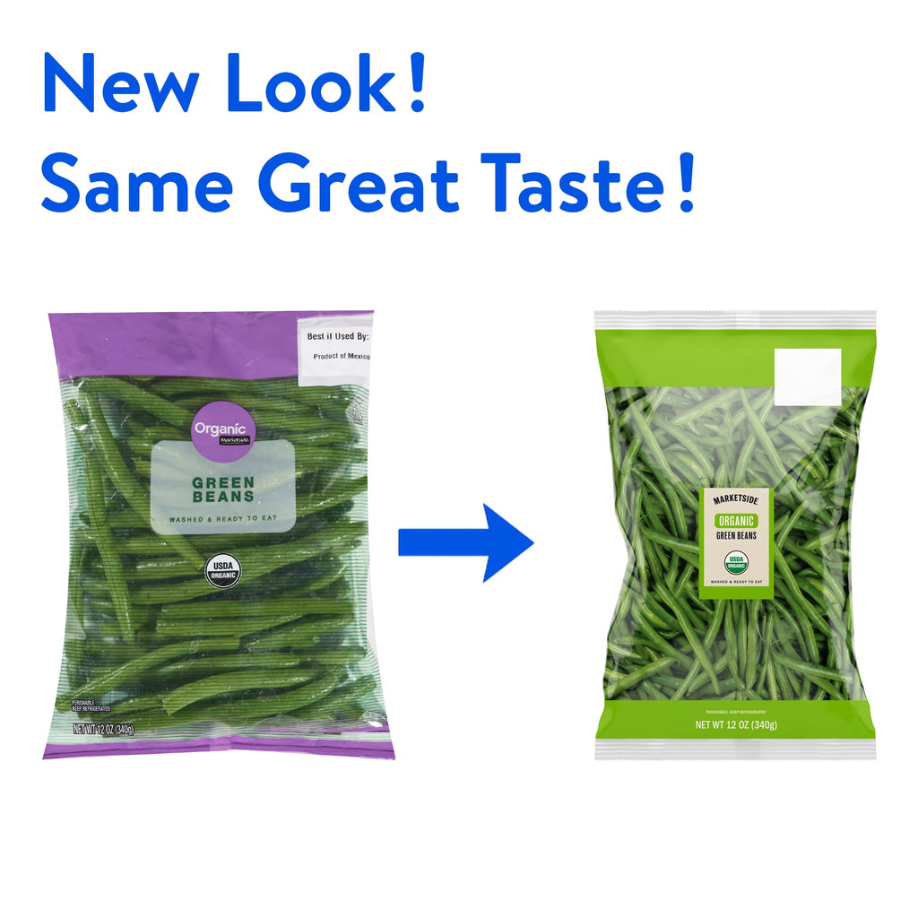 Fresh Organic Green Beans 12 Oz Bag