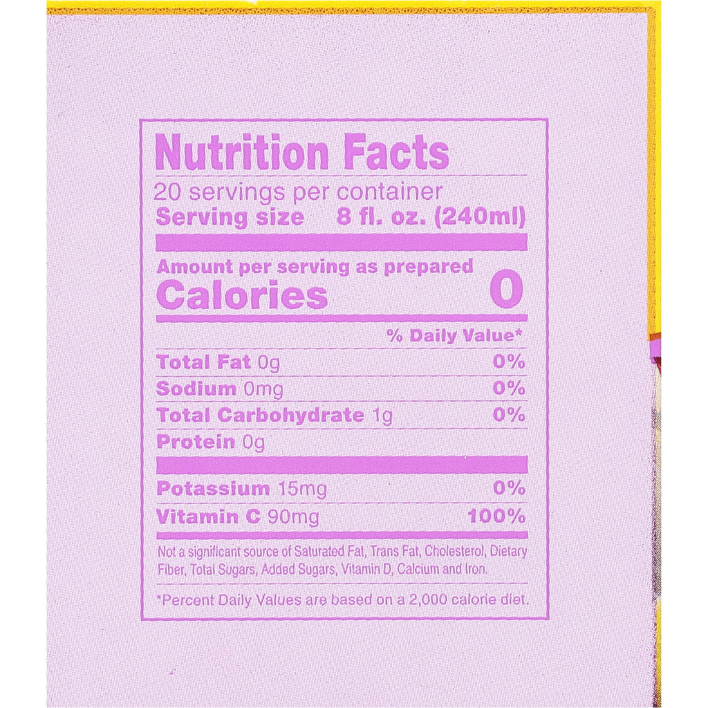 Bigelow I Love Lemon with Vitamin C Caffeine-Free Herbal Tea Bags 20 Count