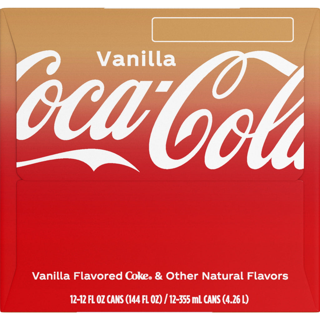 Vanilla Soda Pop Fridge Pack Cans 12 Fl Oz 12 Pack Coca-Cola