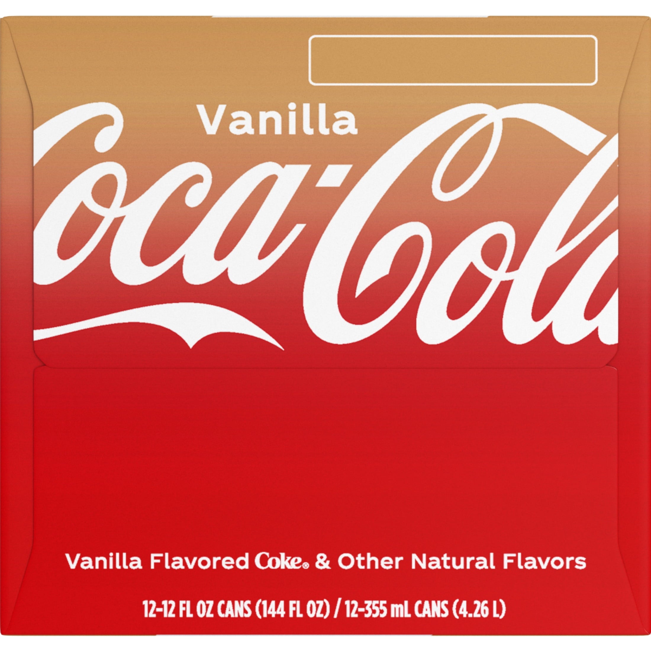 Vanilla Soda Pop Fridge Pack Cans 12 Fl Oz 12 Pack Coca-Cola