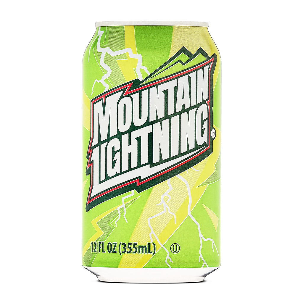 Great Value Mountain Lightning Citrus Flavored Soda Pop Cans 12 Fl Oz 12 Pack