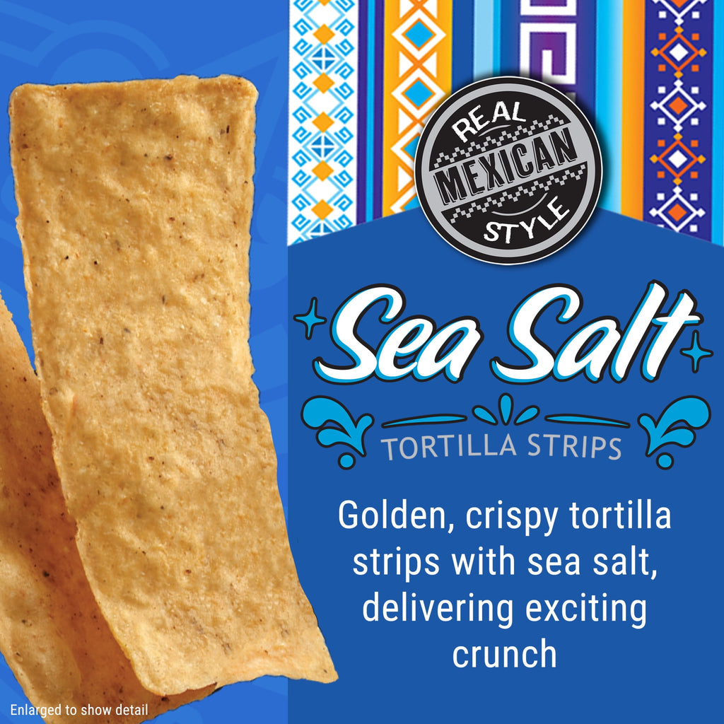 Sea Salt Tortilla Chip Strips 9.9 Oz Barcel Mi Tierra