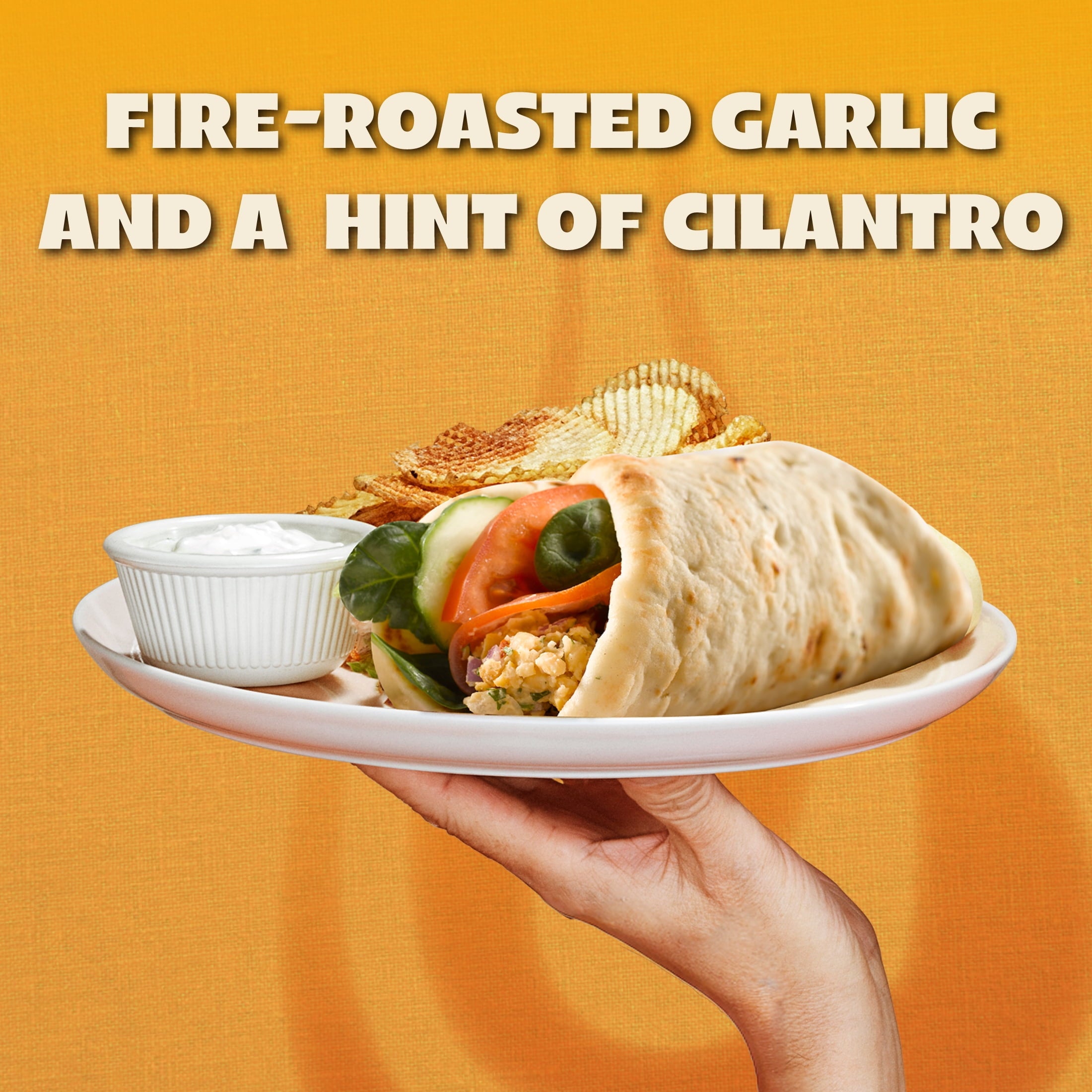 Stonefire Roasted Garlic Naan Bread 8.8 Oz 2 Count