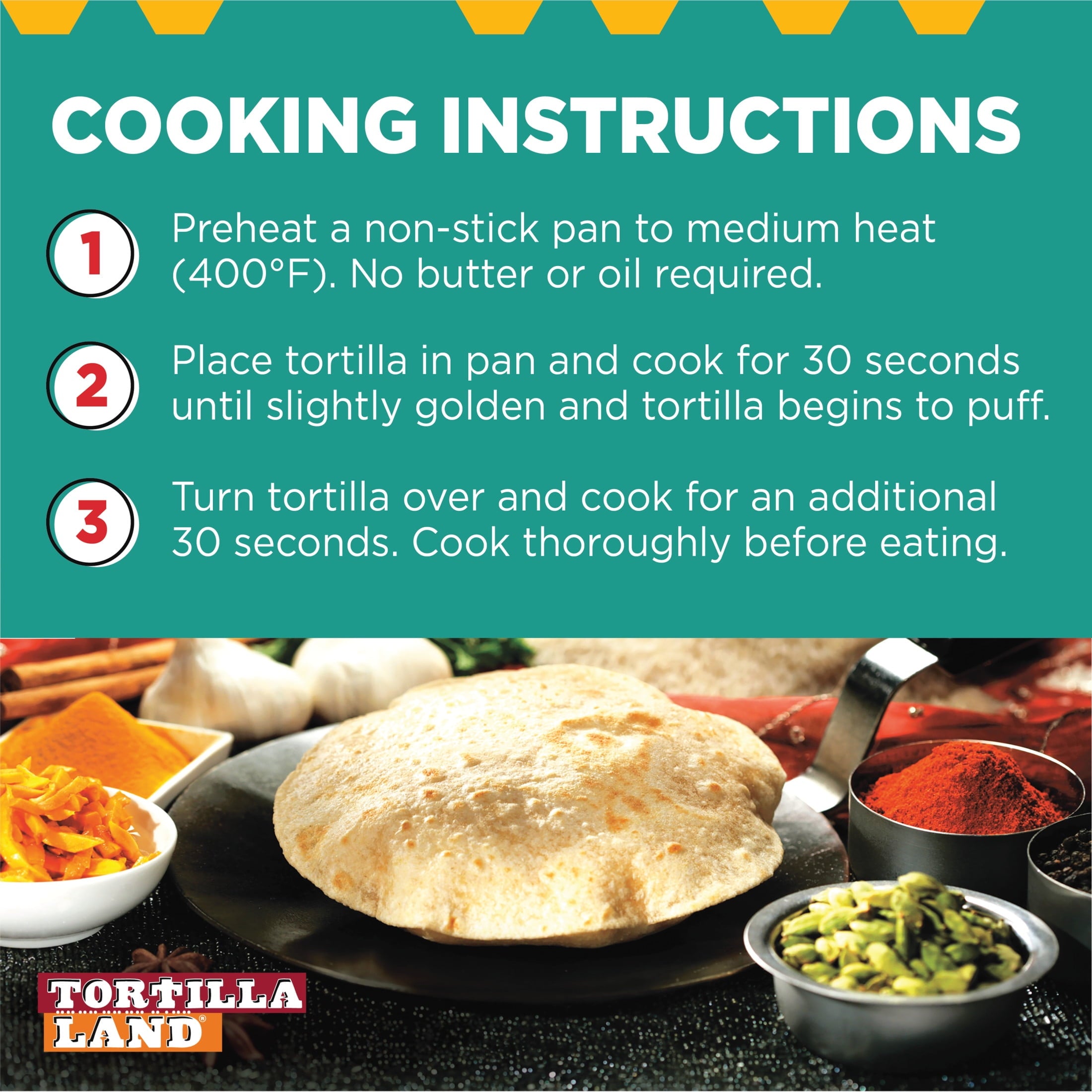 Ready to Cook Soft Taco Size Flour Tortillas 30 Oz 18 Count TortillaLand