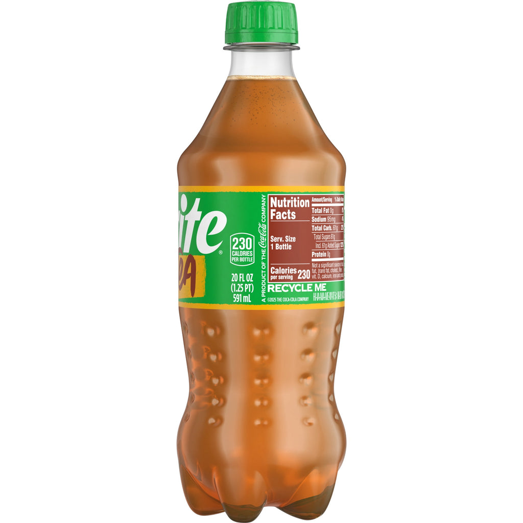 Sprite + Tea Lemon-Lime and Tea Flavored Soda 20 Fl Oz Bottle