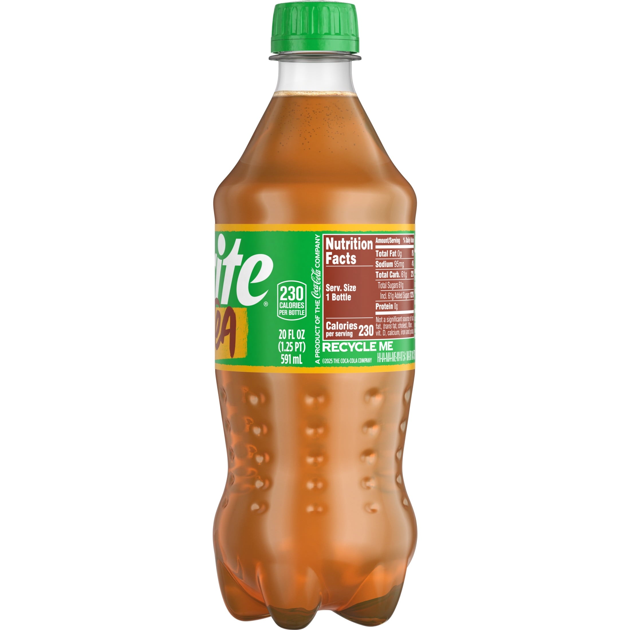 Sprite + Tea Lemon-Lime and Tea Flavored Soda 20 Fl Oz Bottle
