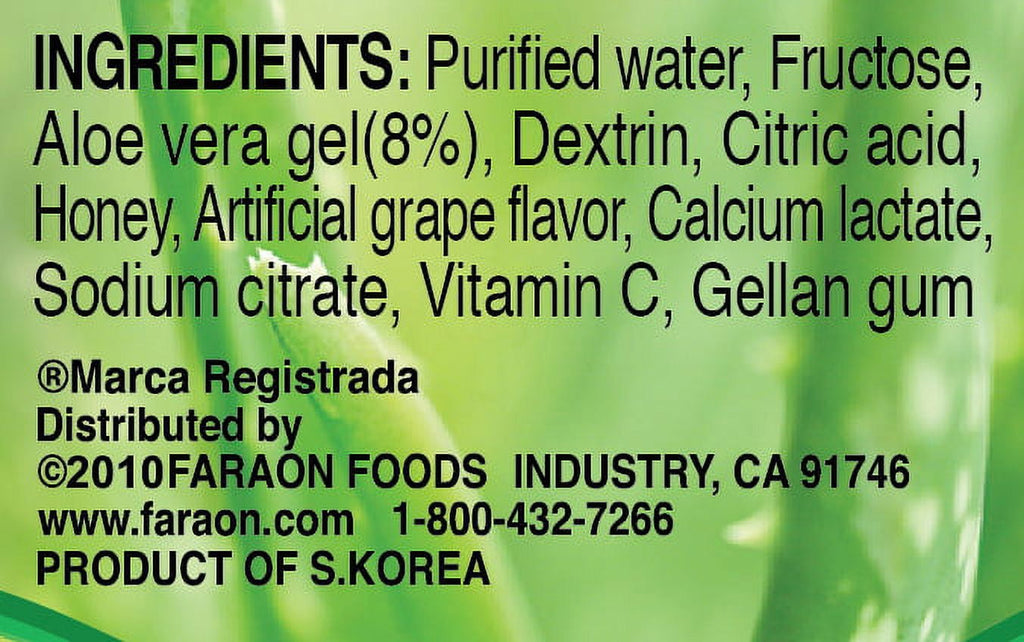 Faraon Aloe Vera Original Flavored Drink 50.7 fl oz Bottle