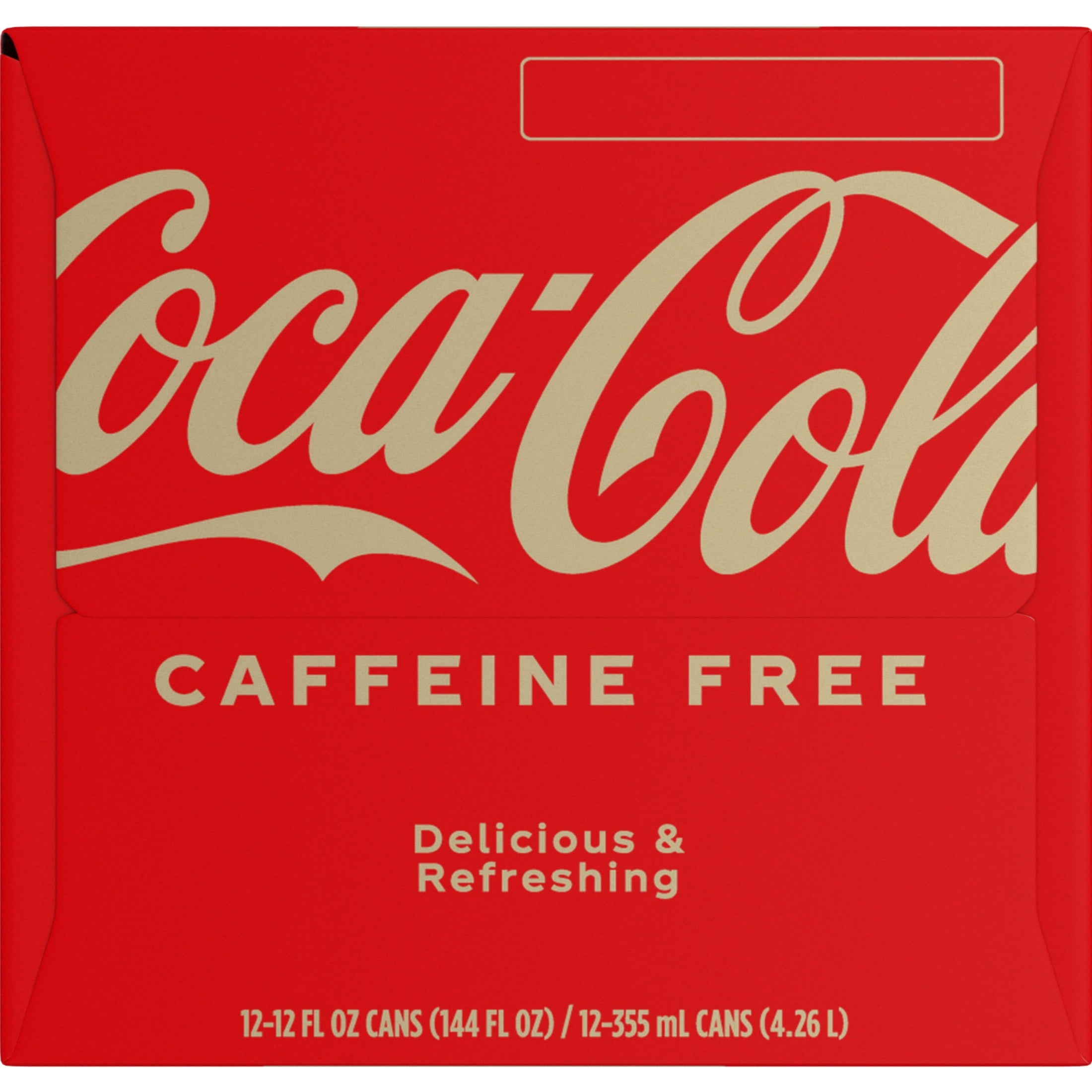 Caffeine-Free Soda Pop Fridge Pack Cans 12 Fl Oz Coca-Cola